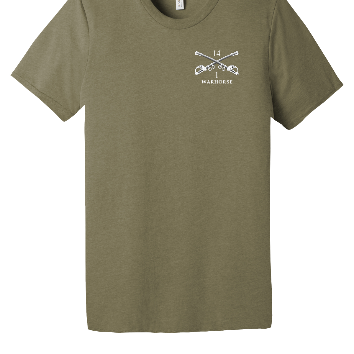 1-14 CAV Subdued "Suivez Moi" Unisex Triblend Short Sleeve Tee (Black is PT Approved)