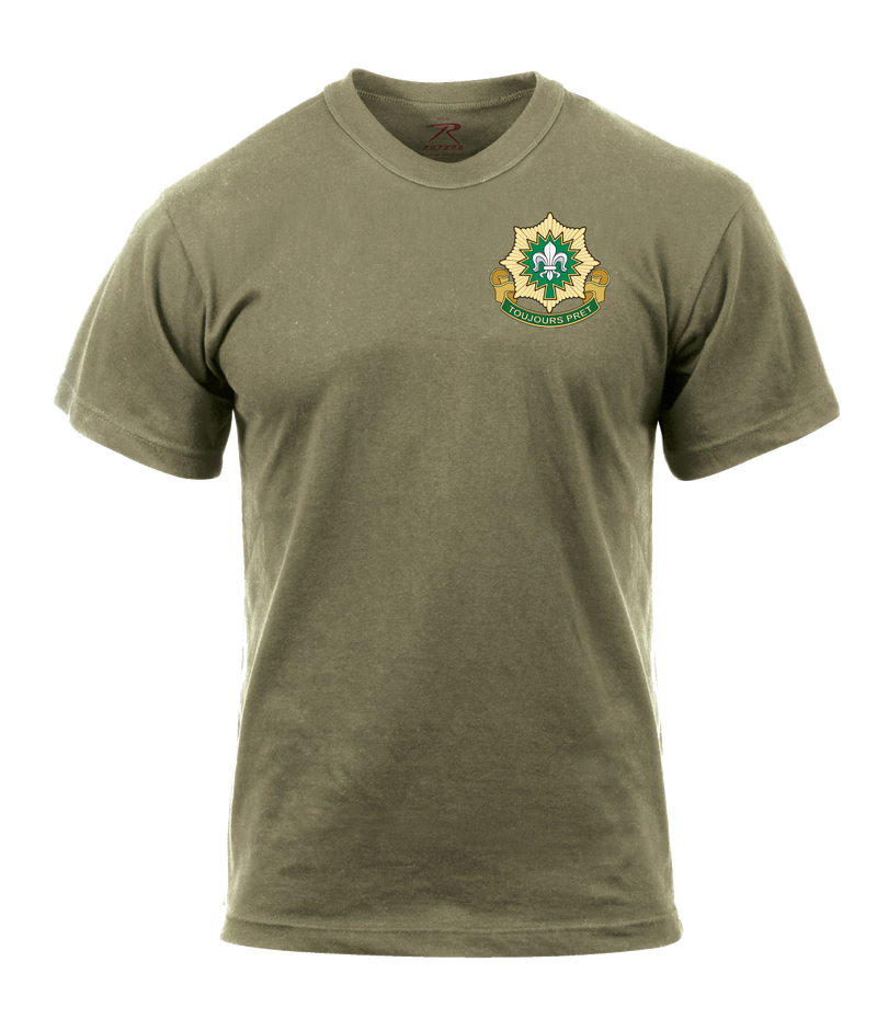 1-2 Cavalry Regiment AR 670-1 Coyote Brown T-Shirt