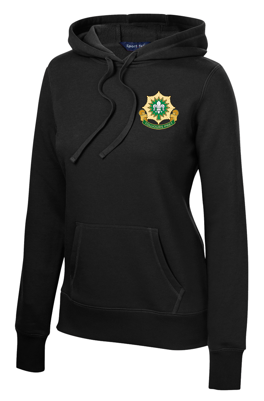 1-2 Cavalry Regiment Ladies Poly/Cotton Blend Hoodie