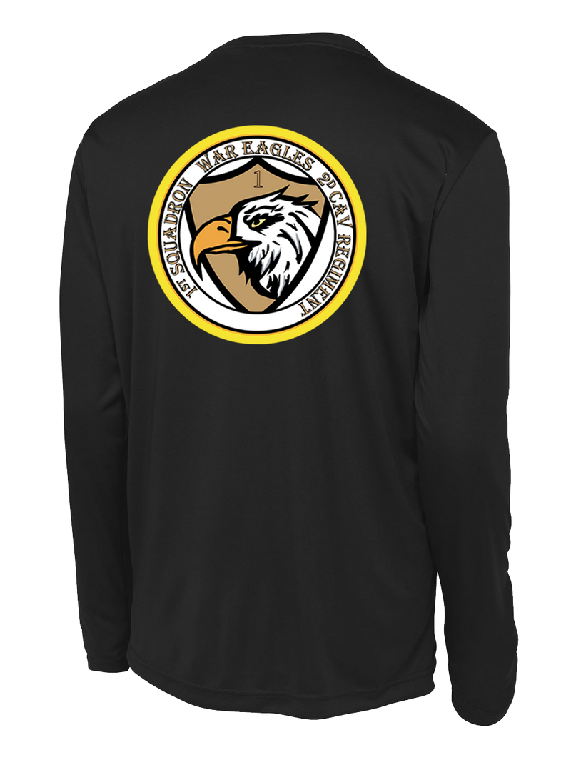 1-2 Cavalry Regiment Long Sleeve Competitor Tee