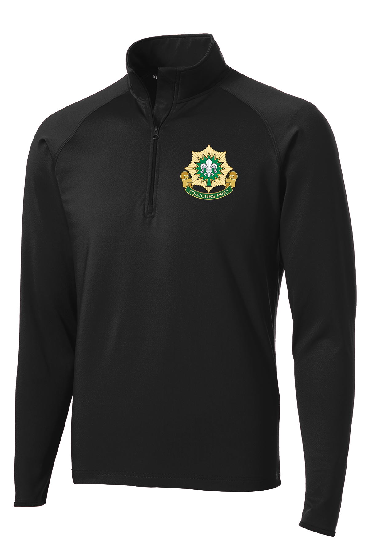 1-2 Cavalry Regiment 1/2 Zip Raglan Performance Pullover