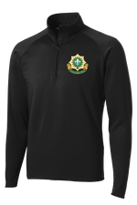 1-2 Cavalry Regiment 1/2 Zip Raglan Performance Pullover