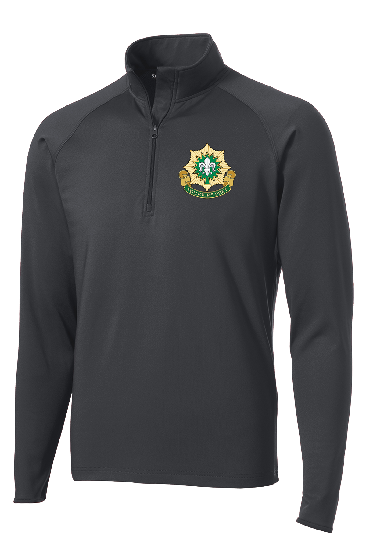 1-2 Cavalry Regiment 1/2 Zip Raglan Performance Pullover