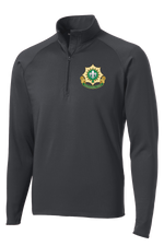 1-2 Cavalry Regiment 1/2 Zip Raglan Performance Pullover