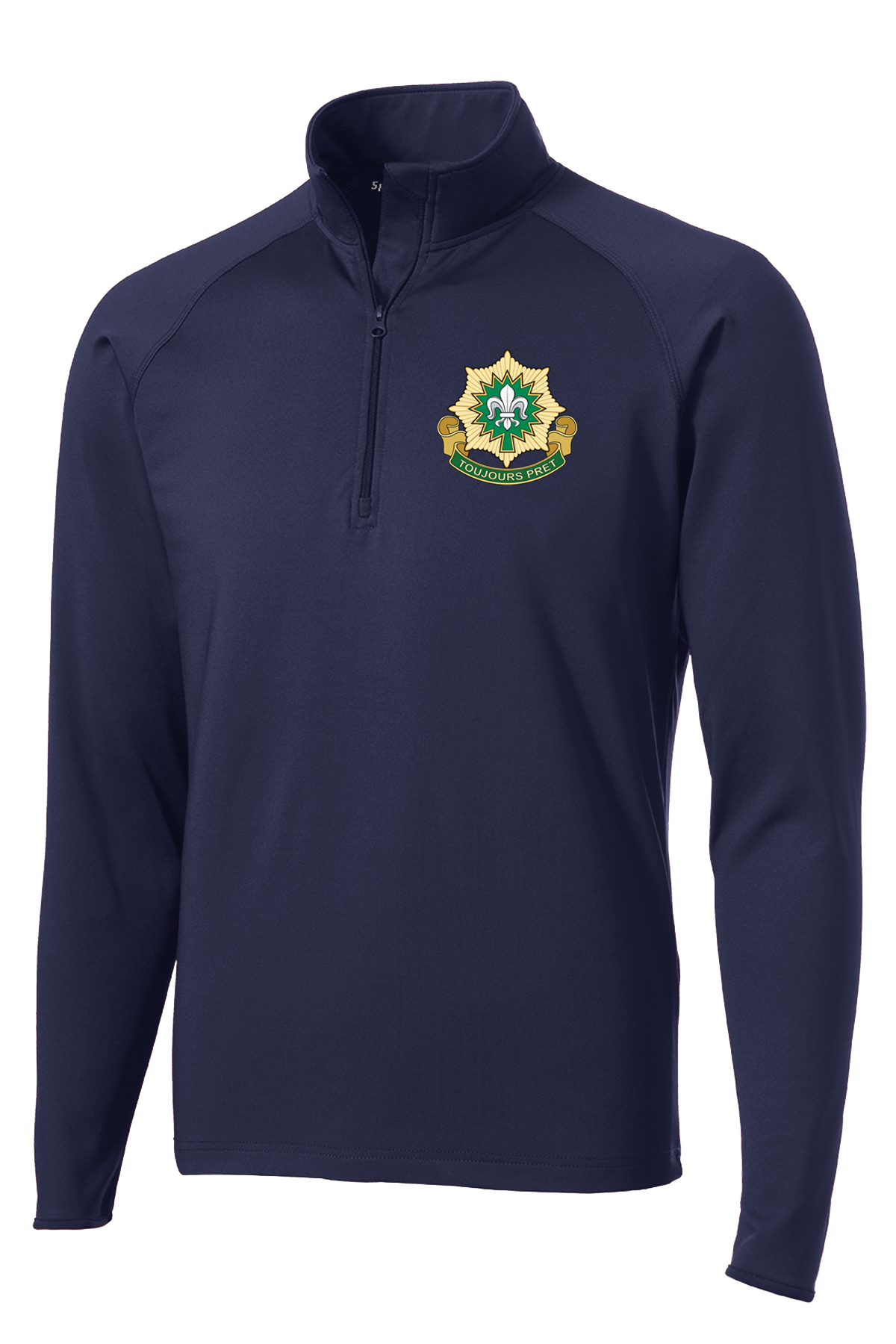 1-2 Cavalry Regiment 1/2 Zip Raglan Performance Pullover