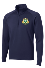 1-2 Cavalry Regiment 1/2 Zip Raglan Performance Pullover