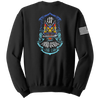 1-356th LSBN Blend Crewneck Sweatshirt with Flag on Right Sleeve
