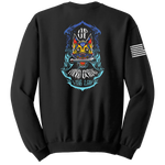 1-356th LSBN Blend Crewneck Sweatshirt with Flag on Right Sleeve
