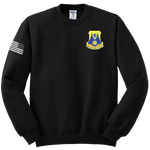 1-356th LSBN Blend Crewneck Sweatshirt with Flag on Right Sleeve