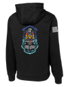 1-356th LSBN Poly/Cotton Blend Hoodie with Flag on Right Sleeve
