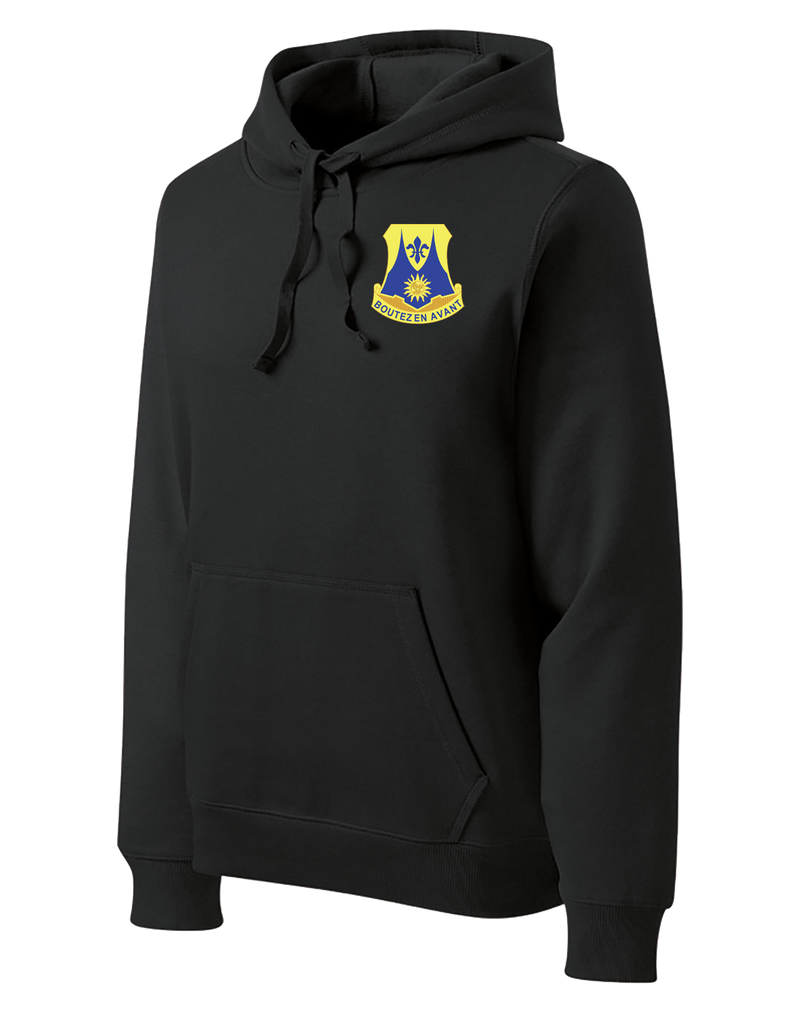 1-356th LSBN Poly/Cotton Blend Hoodie with Flag on Right Sleeve