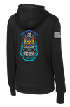 1-356th LSBN Ladies Poly/Cotton Blend Hoodie with Flag on Right Sleeve