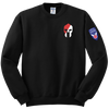 1-40th CAV Blend Crewneck Sweatshirt with 2-11 Airborne Div on the Left Sleeve