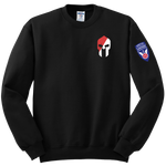 1-40th CAV Blend Crewneck Sweatshirt with 2-11 Airborne Div on the Left Sleeve