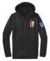 1-40th CAV Fleece Hooded Pullover with 2-11 Airborne Div on the Left Sleeve