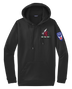 1-40th CAV with Griffin Design on Left Chest Fleece Hooded Pullover with 2-11 Airborne Div on the Left Sleeve