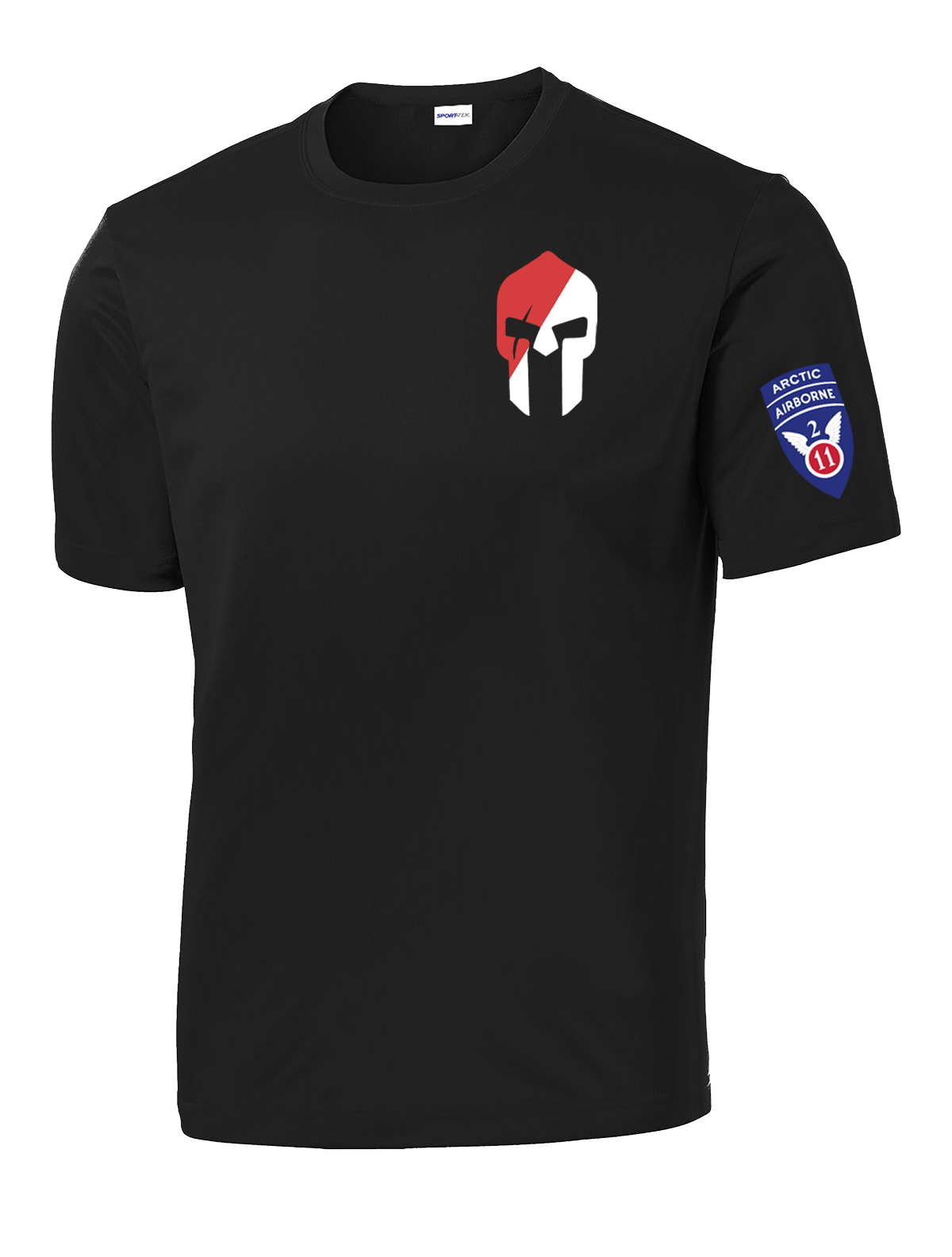 1-40th CAV Competitor Tee with 2-11 Airborne Div on the Left Sleeve