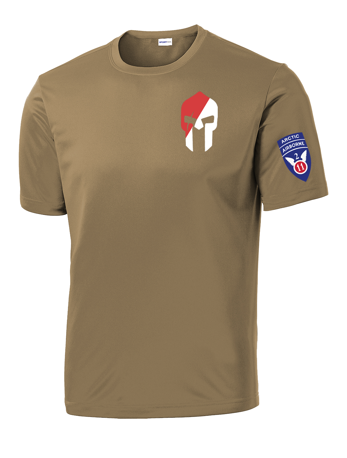 1-40th CAV Competitor Tee with 2-11 Airborne Div on the Left Sleeve