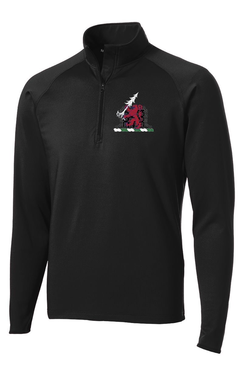 1-40th CAV 1/2 Zip Raglan Performance Pullover