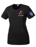 1-40th CAV with Griffin Design on Left Chest Ladies Competitor Tee with 2-11 Airborne Div on the Left Sleeve