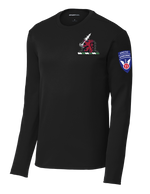 1-40th CAV with Griffin Design on Left Chest Fleece Pullover Crew with 2-11 Airborne Div on the Left Sleeve