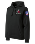 1-40th CAV with Griffin Design on Left Chest Poly/Cotton Blend Hoodie with 2-11 Airborne Div on the Left Sleeve