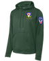 1-511 PIR Fleece Hooded Pullover with Left Sleeve Print