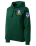 1-511 PIR Poly/Cotton Blend Hoodie with Left Sleeve Print