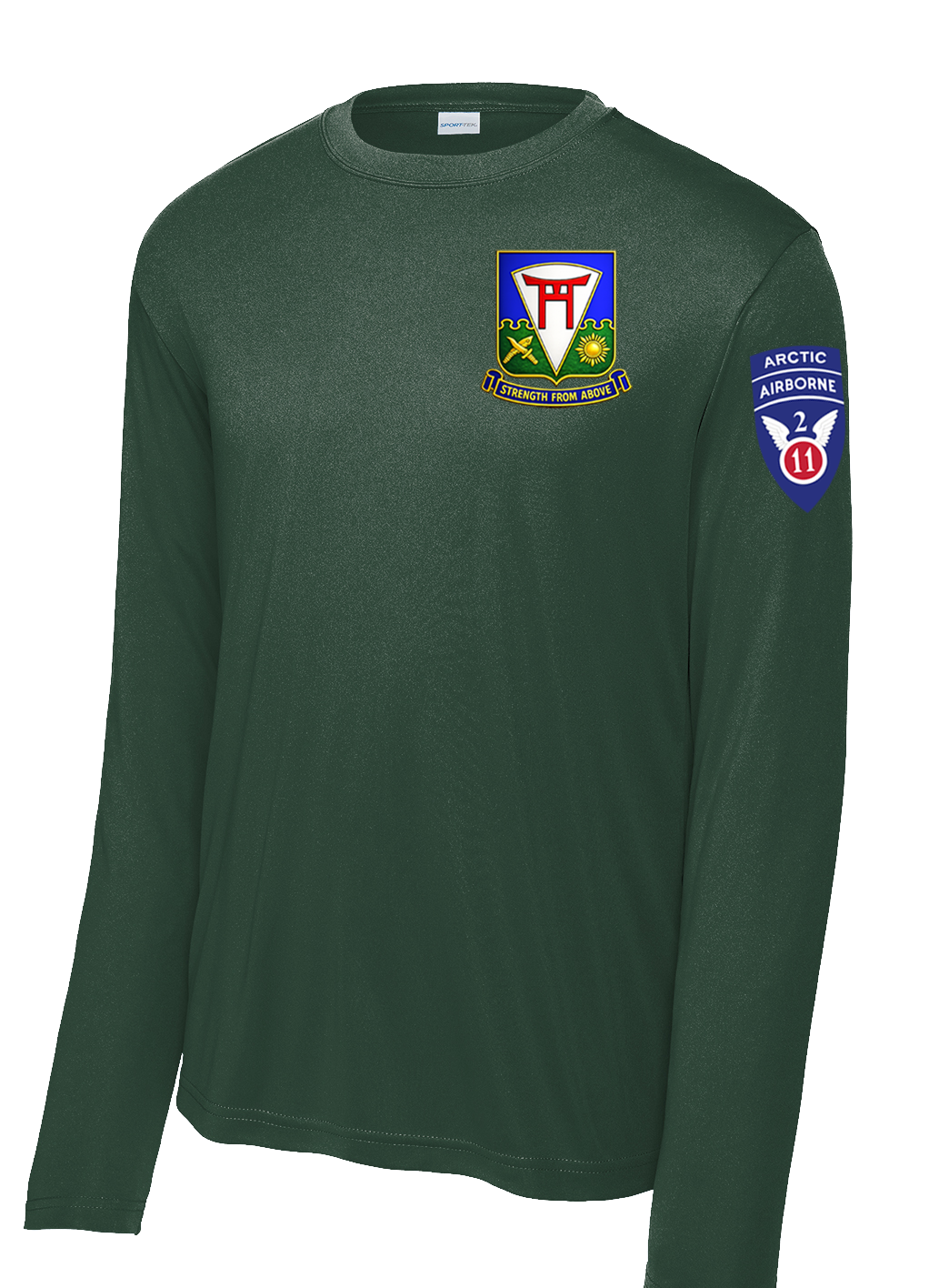 1-511 PIR Long Sleeve Competitor Tee with Left Sleeve Print