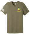 147th Field Hospital Unisex Triblend Short Sleeve Tee with Distressed Flag on Right Sleeve