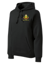 147th Field Hospital Poly/Cotton Blend Hoodie with Flag with Effects on Right Sleeve