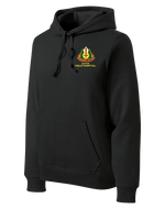 147th Field Hospital Poly/Cotton Blend Hoodie with Flag with Effects on Right Sleeve