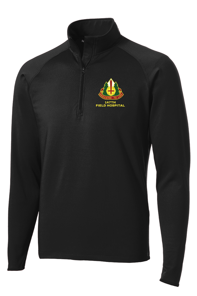 147th Field Hospital 1/2 Zip Raglan Performance Pullover