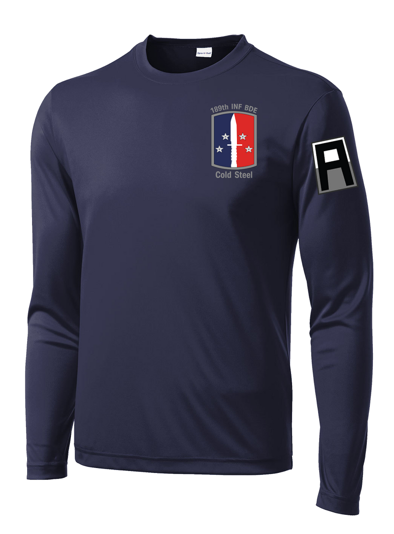 189th IN BDE Long Sleeve Competitor Tee wit Left Sleeve Print