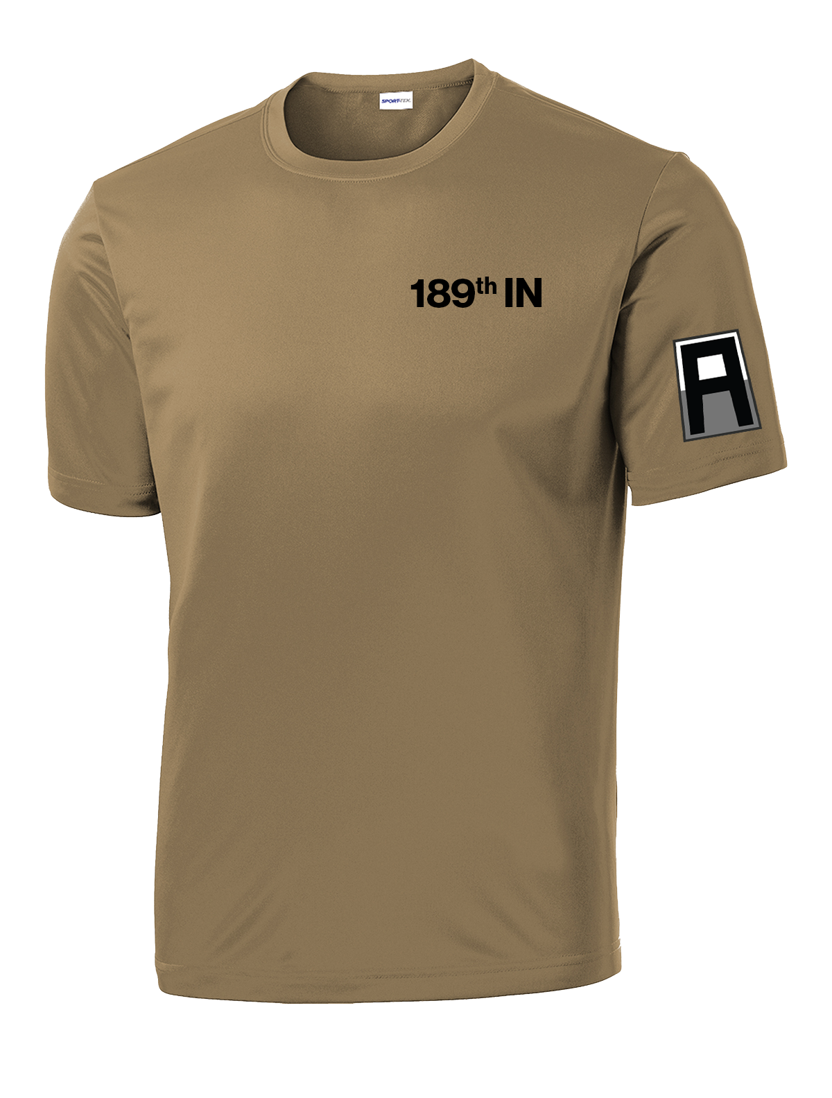 189th IN BDE "189th IN" Design Competitor Tee with Left Sleeve Print