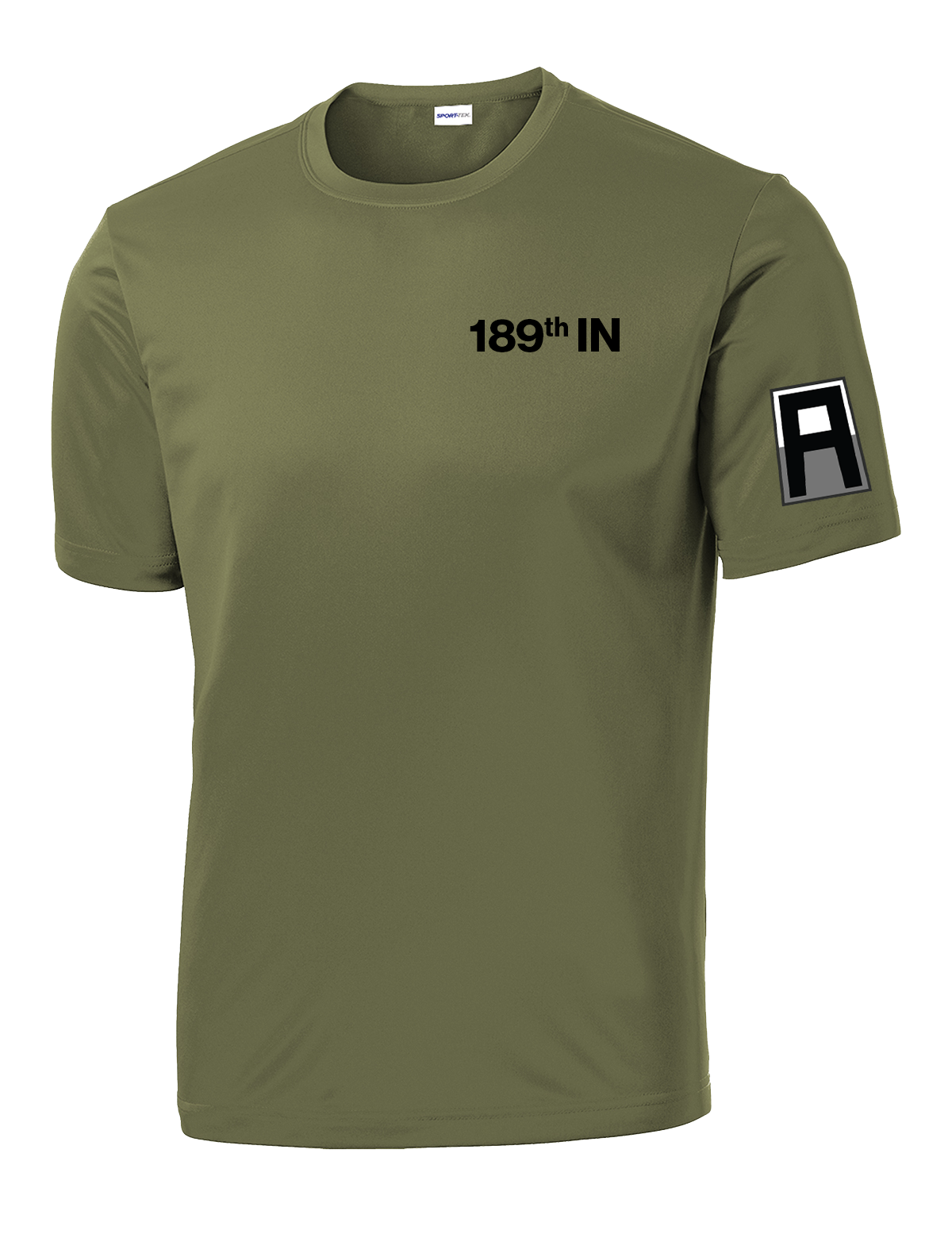 189th IN BDE "189th IN" Design Competitor Tee with Left Sleeve Print