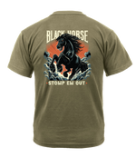 1st PLT Bravo Battery 1-51 ADA AR 670-1 Coyote Brown T-Shirt