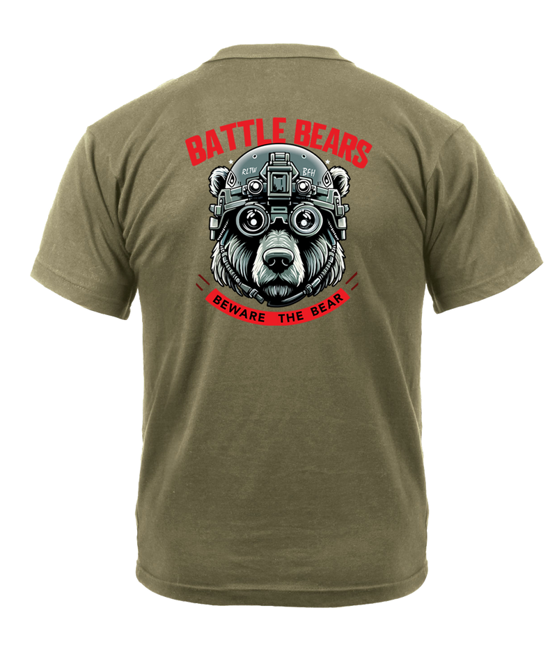 1st Platoon B Co 2-1 IN 670-1 Coyote Brown T-Shirt