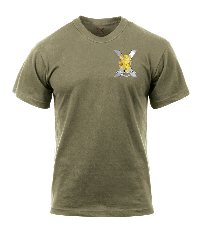 1st Platoon B Co 2-1 IN 670-1 Coyote Brown T-Shirt