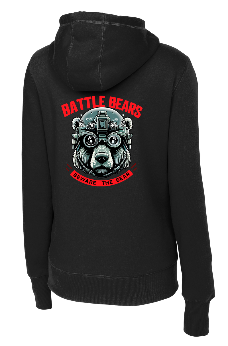 1st Platoon B Co 2-1 IN Ladies Poly/Cotton Blend Hoodie