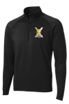 1st Platoon B Co 2-1 IN 1/2 Zip Raglan Performance Pullover with Back Design