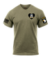 2-101 DIV MICO AR 670-1 Coyote Brown T-Shirt with Two Sleeve Print