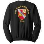 2-17 FA Blend Crewneck Sweatshirt with Right Sleeve Flag