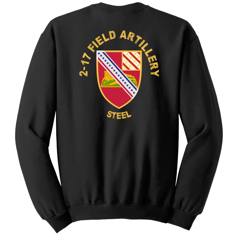 2-17 FA Blend Crewneck Sweatshirt with Right Sleeve Flag