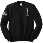 2-17 FA Blend Crewneck Sweatshirt with Right Sleeve Flag