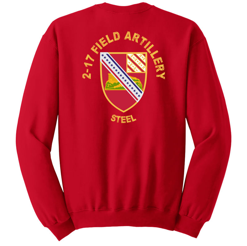 2-17 FA Blend Crewneck Sweatshirt with Right Sleeve Flag