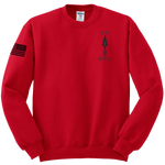 2-17 FA Blend Crewneck Sweatshirt with Right Sleeve Flag