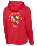 2-17 FA Fleece Hooded Pullover with Right Sleeve Flag