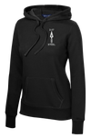 2-17 FA Ladies Poly/Cotton Blend Hoodie with Right Sleeve Flag