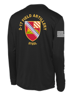 2-17 FA Long Sleeve Competitor Tee with Right Sleeve Flag